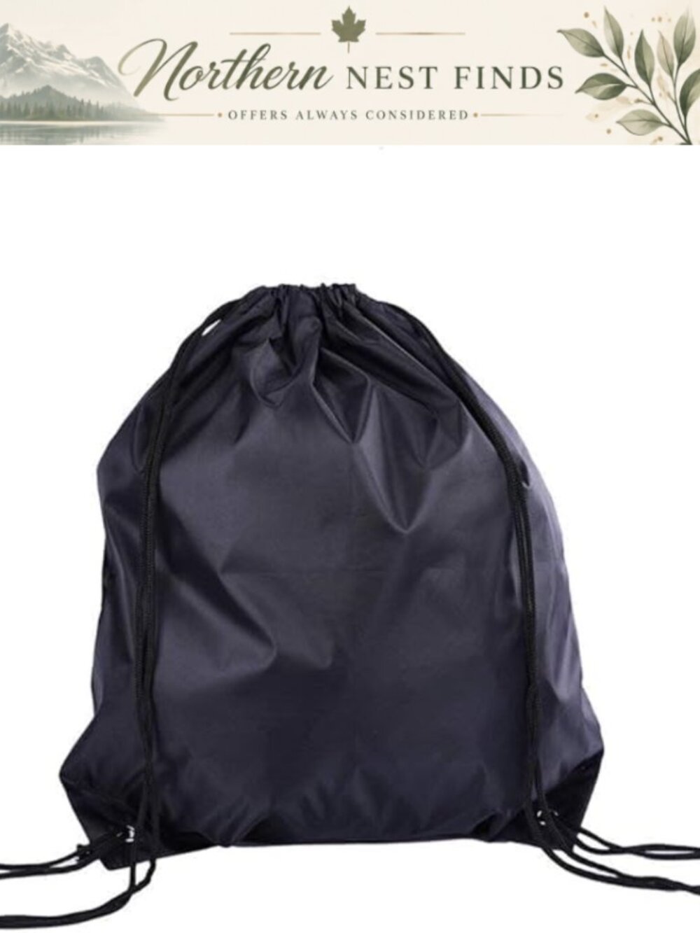 Waterproof Oxford Drawstring Backpack Sports Gym Travel Bag